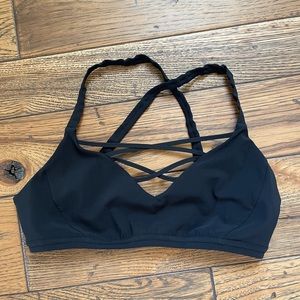 Lululemon Black Sports Bra Size 6